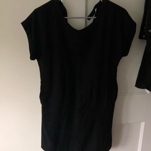 Black t-shirt dress